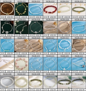 กำไลสำหรับคู่รักเครื่องประดับชุบทองแบบบราซิลเดอมูเจอร์เดอ ltima Moda dijes แยกชิ้นส่วน En Plata 925 Para armar pulsera - Product Image 4