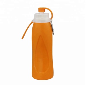 Bouteille d'eau en silicone anti-fuite 2018, bouteille pliable pour les voyages et les sports - Product Image 6