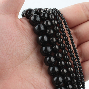 Wholesale Natural <strong>Black</strong> Hematite Stone <strong>Beads</strong> 3/4/6/8/10MM <strong>round</strong> Smooth for Jewelry Making DIY - Product Image 6