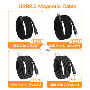 Chargeur rapide USB C pour téléphone portable USB2.0 PD 60W 3A, câble USB, câble de charge rapide pour Huawei Xiaomi <span class=keywords><strong>iPhone</strong></span> 15 <span class=keywords><strong>Apple</strong></span> - Product Image 6