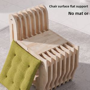 Silla de madera integrada multiuso para mascotas, marco de escalada, plataforma de salto de una pieza que ahorra espacio, Cama de Gato Dropshipping - Product Image 2