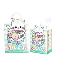 Sacs en papier kraft personnalisés, sacs à main pour vêtements, sacs à emporter pour thé au lait, sacs cadeaux pour anniversaires et Noël, vente en gros