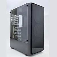Gabinete de PC BAJEAL en Oferta, ATX, de Acero, Full-Tower, con Puertos USB, Panel Lateral Transparente de Vidrio Templado, Compatible con CPU de 240 mm