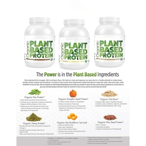 Private Label for Adult Muscle Building Plant Based Organic Vegan <strong>Natural</strong> Bean Pea <strong>Protein</strong> <strong>Powder</strong> with Customized Packaging - Product Image 3