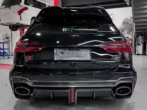 ชุดแต่งคาร์บอนไฟเบอร์สำหรับ Audi RS6 IMP ชุดแต่งคาร์บอนไฟเบอร์ RS6 C8 ดิฟฟิวเซอร์ลิปหน้าคาร์บอนไฟเบอร์ สปอยเลอร์ RS6 C8 อุปกรณ์เสริมกันชน RS6 C8 - Product Image 6