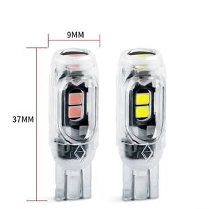 Nouvelle ampoule LED 5W T10 2835 3030 5SMD pour éclairage de plaque d'immatriculation de moto, sans décodeur, lumière de position pour moto - Product Image 4