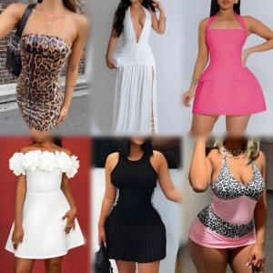 Robes d'été pour femmes assorties, styles variés, expédition aléatoire, vente de liquidation - Product Image 4