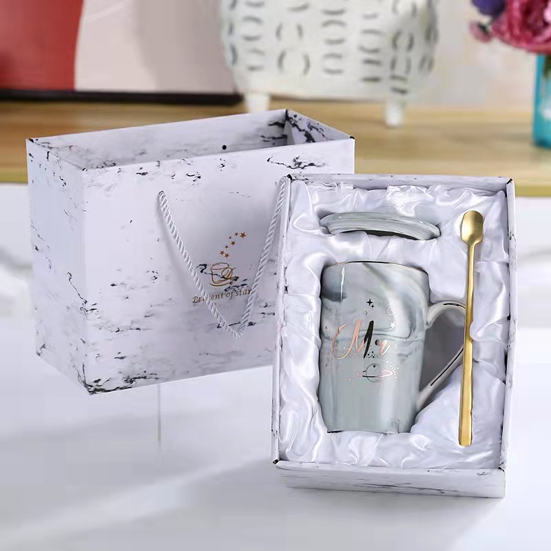 Grey 12 Oz cup gift set