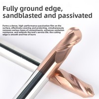 PULSTOOL Fraise à queue sphérique en carbure haute précision à 2 cannelures, angle de hélice 45°, revêtement TiCN, pour usinage CNC, acier pour moules OEM 55/60HRC