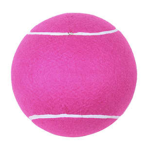 Fabricante personalizado 9,5 pulgadas pelotas gigantes para perros 24cm logotipo personalizado grande inflable de goma Jumbo <span class=keywords><strong>pelota</strong></span> de <span class=keywords><strong>tenis</strong></span> para perros - Product Image 4