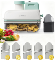 Migecon Coupe-citron commercial multifonctionnel, coupe-pommes de terre automatique, OEM ODM, électrique 220V, robot culinaire pour fruits