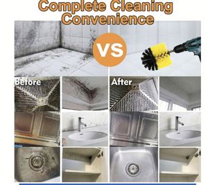Furniture <b>Scrub</b> <b>Brush</b> Set Cleaning Shower Scrubber Durable Acrylic Bristles Grout Home Furniture - Product Image 5