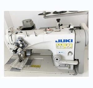 Machine à coudre industrielle Jukis LH-3528A à double aiguille à point noué, tête semi-sèche à entraînement direct - Product Image 1