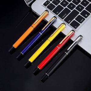 High Quality Custom Logo Metal Roller Gel Ink <b>Pen</b> Luxury Business Branded Gift Promotional Ballpoint <b>Pens</b> for Office - Product Image 1