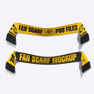 Bufanda de Aficionado al Fútbol con Logotipo Personalizado, Colores de la Selección Nacional, Artículos para Aficionados, Bufanda de Animación para el Torneo 2026, Pedido al por Mayor de Fábrica - Product Image 2