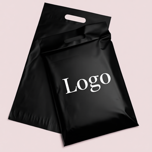 Sac fourre-tout portable personnalisable avec logo et couleur, sac d'emballage pour vêtements en polyéthylène auto-adhésif, sac d'expédition - Product Image 1