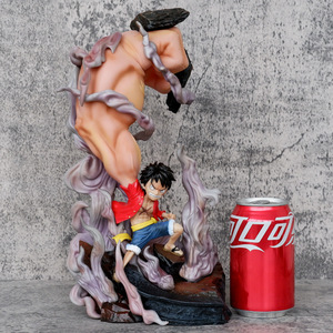 Gran oferta para <span class=keywords><strong>One</strong></span> <span class=keywords><strong>Piece</strong></span> GK Anime Gear <span class=keywords><strong>3</strong></span> Luffy figurita de juguete 31,5 cm PVC Big Fist Punch modelo WCF escena decoración y regalo de acción - Product Image 3