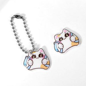 Porte-clés personnalisé en PVC souple en forme de personnage de dessin animé - Product Image 1