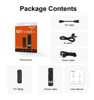 Dispositivo de Streaming Android 14 4K/8K con Control Remoto por Voz, Allwinner H313 Quad Core, Mini TV, Diseño Exclusivo