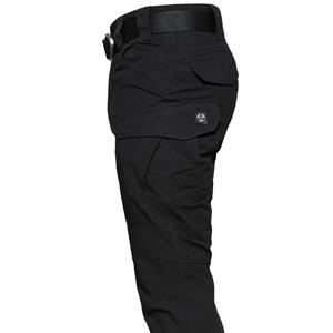 Pantaloni tattici da uomo a vita media di alta qualità ricamati pantaloni da lavoro Cargo da trekking metodo di tessitura non tessuto - Product Image 4