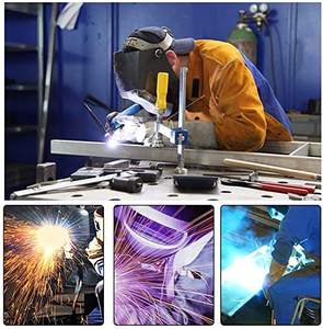 أكمام لحام جلدية صفراء من سويلدر 2025 مقاومة للحرارة واللهب لحماية الذراعين للحامين مع خياطة وبطانة من الكيفلار - Product Image 6