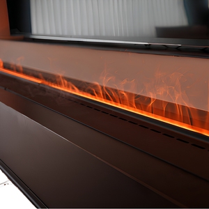Cheminées électriques à vapeur 3D RVB 1800MM Insérer des cheminées à vapeur d'eau haut de gamme pour la maison et l'hôtel Installation métallique intégrée - Product Image 2
