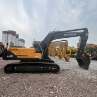 Excavatrice Hyundai HX220S d'occasion, peu d'heures de fonctionnement |   Excavatrice sur chenilles hydraulique de 22 tonnes pour travaux lourds à vendre