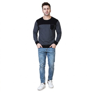 Sudaderas de Cuello Redondo para Hombre de Último Diseño, Sudadera Básica Cómoda de Secado Rápido con Logotipo Personalizado Más Vendida, Mezcla de Algodón - Product Image 1