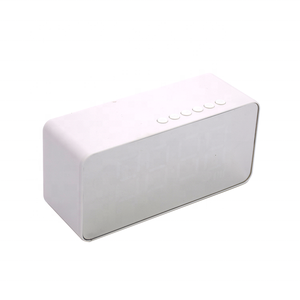 Mini rectángulo de comando de voz con alarma bluetooth speakerrechargeable plancha de pelo - Product Image 3