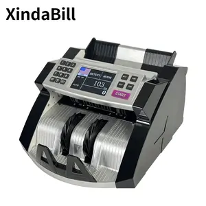 1008T Money Counting Machine UVMG Counter USD EUR PKR Count Total Amount Multi Currency Bill Cash Detector