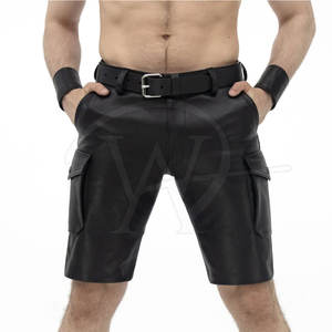 OEM Service Wholesale <b>Men</b> <b>Leather</b> <b>Shorts</b> New Arrival <b>Leather</b> <b>Shorts</b> Private Label <b>Leather</b> <b>Shorts</b> - Product Image 1