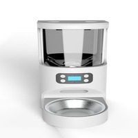 Distributeur de nourriture intelligent pour animaux de compagnie avec enregistrement vocal, vision nocturne, Wi-Fi, pratique pour les chats et les chiens, pour l'élevage quotidien