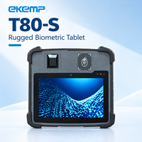 Tablet Identifikasi Biometrik T80-S yang Tangguh, All-in-One, dengan Verifikasi Sidik Jari dan Iris, Registrasi Offline, dan Verifikasi ID Digital NIN.