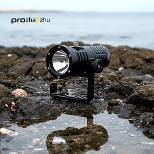 Lampe de plongée portable rechargeable PROZHAOZHU D40M SBT90 6000 Lumens en alliage d'aluminium, étanche IP68, 150M <span class=keywords><strong>sous</strong></span> l'eau, pour la plongée en grotte et en nacelle - Product Image 2