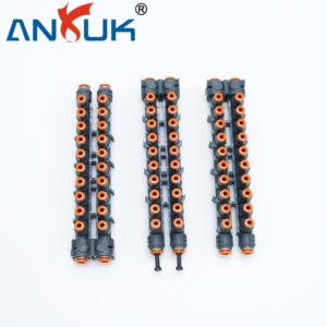 Pneumatisches Poröses Kunststoff-Absperrventil BSPT12 NPT14 G38 12mm 16mm Ersatzteile für Automobilanlagen und Industrieautomation - Product Image 1