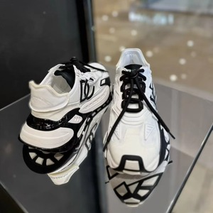 Baskets Chunky de Créateur Tendance pour Hommes et Femmes, Style Basketball, Chaussures de Sport Durables à Semelle Épaisse, pour Skateboard et Marche Décontractée - Product Image 3