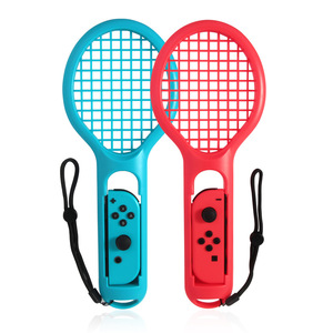 2 Pcs/<span class=keywords><strong>Pack</strong></span> Raquette de tennis pour Nintendo Switch Joy cons Tennis Aces Game Controller Grips - Product Image 2