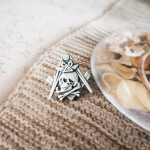 Pin Kerah Masonik Lencana Freemasonry Mason Freemason BLM51 Ukuran 1.9*2cm Paduan Seng Bros Aksesoris Bisnis Eksklusif - Product Image 4