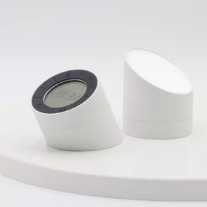 Современный светодиодный светильник ночного видения nixie с USB, цифровой Настольный будильник с ЖК-дисплеем, домашний декор