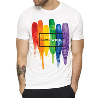 LGBT bayrağı Gay gurur ay Transgender gökkuşağı lezbiyen aşk aşk T-Shirt
