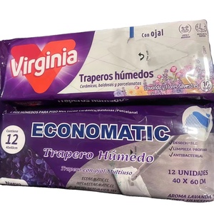 Chile Virginia TRAPERO HUMEDAOS PARA PISO MULTIUSO CON <span class=keywords><strong>OJAL</strong></span> Pisos Flotantes Porcelanatos Vinilicos Aroma Lavanda Toallitas para pisos - Product Image 1