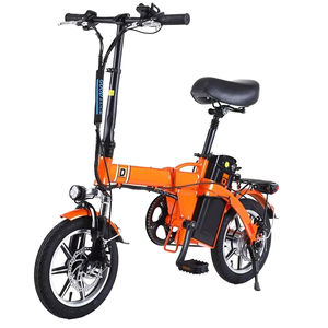 Bicicleta Plegable DJ06 48V con Motor Central de Aluminio de 14 Pulgadas y Batería Integrada para Ciudad DJ-006, Batería Integrada de Larga Duración - Product Image 1