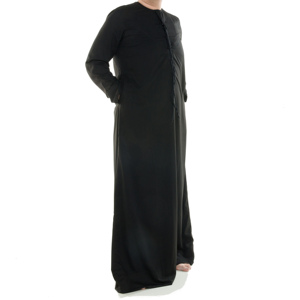 <span class=keywords><strong>Dishdasha</strong></span> à fermeture éclair pour femmes, accessoire musulman arabe, à manches, Thobe, Style kuthewa, Jubah, afah, Thobe - Product Image 5