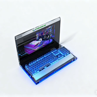 Vitrine en acrylique personnalisée, présentoir en acrylique, écran lumineux LED personnalisé pour claviers de jeu, magasins d'e-sport, centres commerciaux numériques, jeux