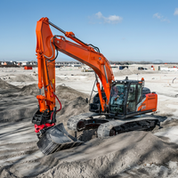 Excavatrice sur chenilles ZX210-6A de 21 tonnes, moteur 128,4 kW, godet de 0,91 m³, pour travaux de terrassement professionnels, usage général moyen