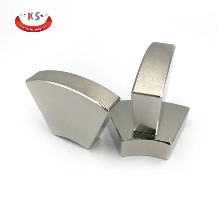 Custom Permanent Magnetic Materials N52 Rare Earth Magnet Arc Neodymium Magnet for AC Generator
