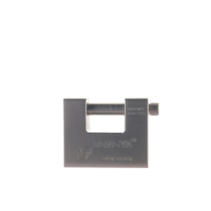 Cadenas à glissière rectangulaire durci, corps en acier solide de 84mm, cadenas à volet, serrure de conteneur d'expédition - Product Image 5