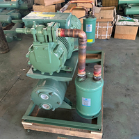 Prix usine 15hp refroidisseur refroidi à l'eau unité de condensation 380V pour moteur de pompe à compresseur Bitzer pour réfrigération de stockage à froid
