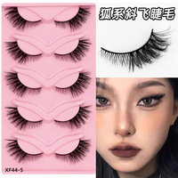 Vente en gros 5 paires de cils de vison 3D Faux cils de vison naturel Volume dramatique Faux cils Extension Faux Cils