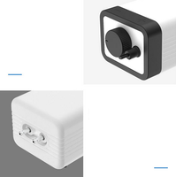 Mini pompe à air hydroponique basse pression OEM ABS pour système hydroponique 3W, vente en gros en Chine